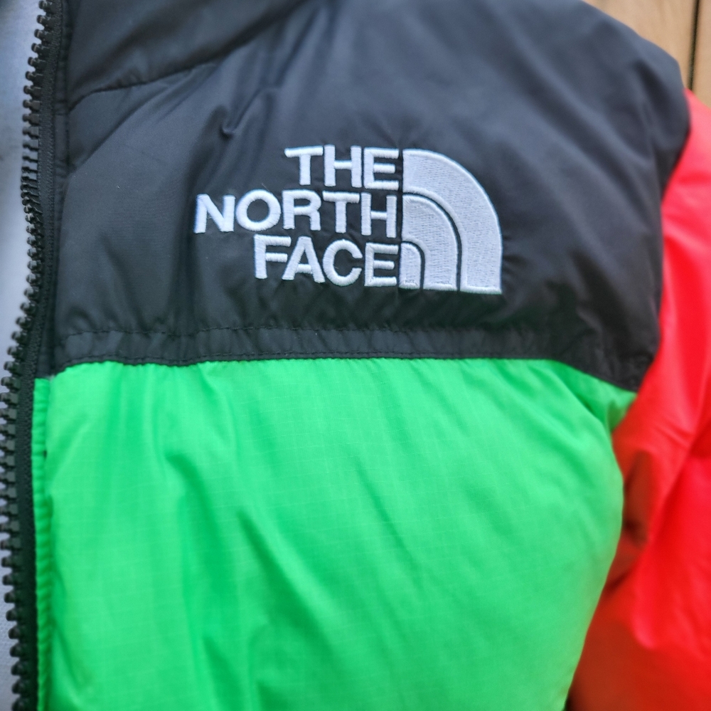 Teen 1996 Retro Nuptse Jacket Colorophyll Green Northface Kids Boys